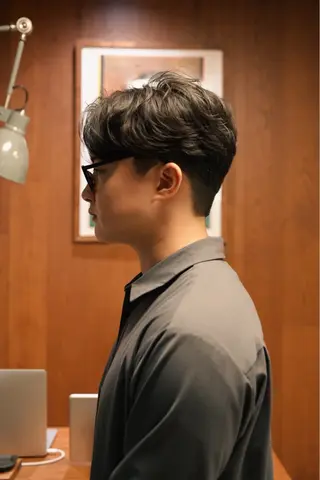 メンズ メンズパーマ いしだ りょうのヘアスタイル