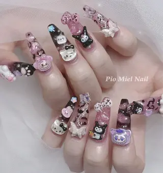 ネイル HANA 長さだしのネイルデザイン