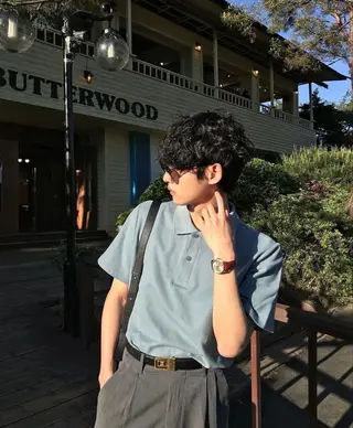 ショート パーマ メンズ The Apartment of Solon Citta所属・船橋🔸髪質改善 🔸艶髪カラー/蓮のヘアスタイル