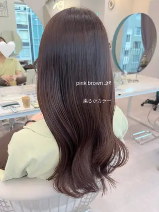 ロング カラー 美髪矯正/髪質改善/ 艶髪🤍伊藤梨紗のヘアスタイル