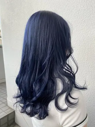 セミロング カラー ブリーチ koheiのヘアスタイル