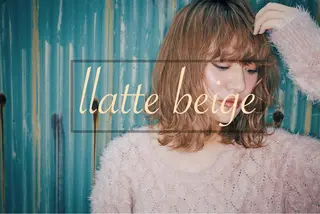 ミディアム カラー ヘアアレンジ AGU akariのヘアスタイル