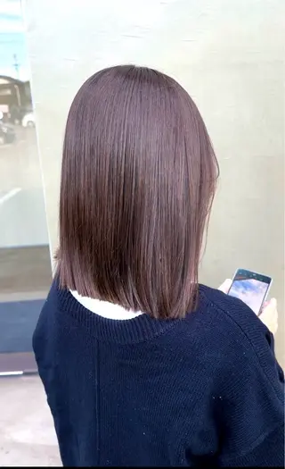 ミディアム カラー 各務原/カラー/ブリ ーチお任せください！のヘアスタイル