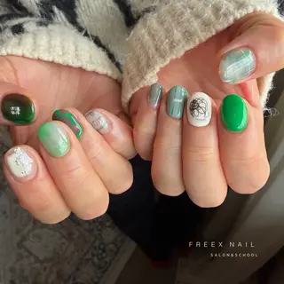 ネイル freex nail /ニュアンス/個性派のネイルデザイン