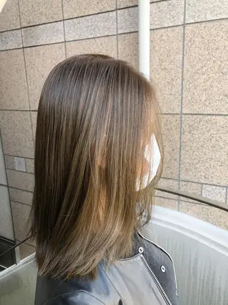 ミディアム カラーアンドケアリタ kitamuuuのヘアスタイル