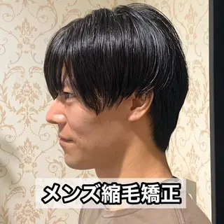 ショート パーマ メンズ メンズパーマ&メンズ 縮毛矯正/平野/渋谷のヘアスタイル
