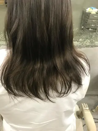 ミディアム カラー お任せヘア☘️☘️ 及川渚のヘアスタイル