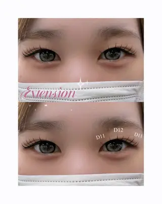 マツエク・マツパ B☆STAR くるみ束間仕上げ💖のマツエク・マツパデザイン