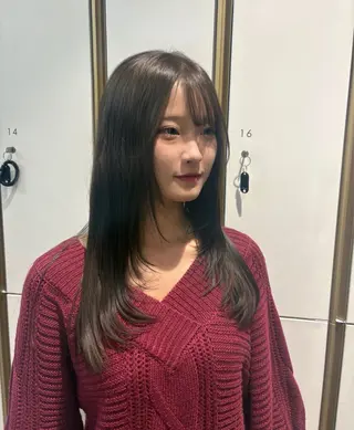 ロング インナーカラー/ ブリーチ/ことねのヘアスタイル