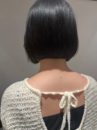 ショート 透明感カラー/似合わ せカット/大島実加永のヘアスタイル