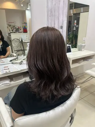 ミディアム カラー 🤎ベージュカラー/ 髪質改善/山岸🤎のヘアスタイル
