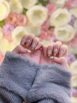 ネイル 透明感/フィルイン/ 亀戸5分ラシュシュのネイルデザイン