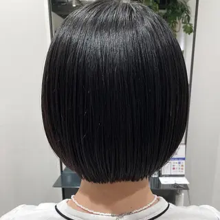 ショート カラー スキバサミを使わない カット🌼唯🌼のヘアスタイル