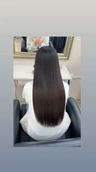 ロング 韓国・透明感カラー ／堀江／みずき🐩のヘアスタイル