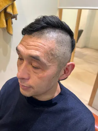 ショート カラー メンズ 久木原 ゆりのヘアスタイル