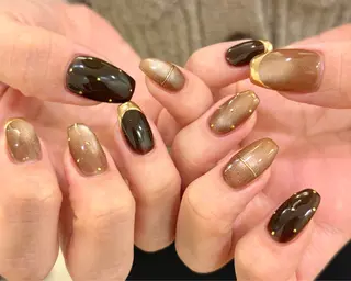 ネイル 新宿ニュアンスネイル makotoのネイルデザイン