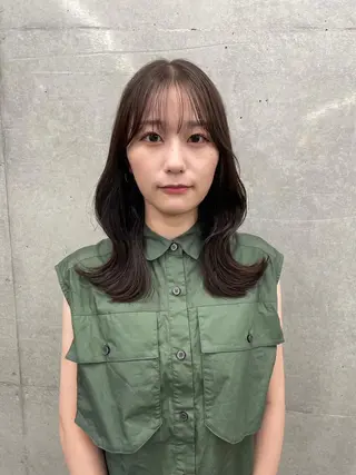 ロング カラー 💚Forest Mirror💚のヘアスタイル