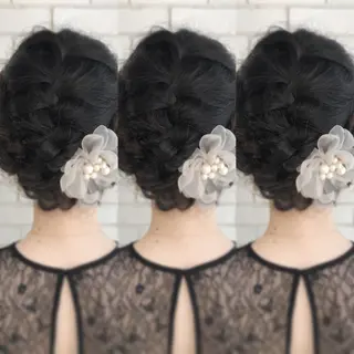 ミディアム 小島 侑衣のヘアスタイル