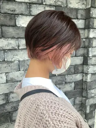ショート カラー ✂️似合わせの魔術師 石田一樹✂️のヘアスタイル