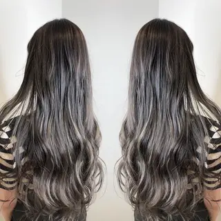 ロング カラー ヘアアレンジ 髪質改善 MAKIのヘアスタイル