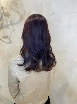 セミロング カラー 【透明感カラー】 harunaのヘアスタイル