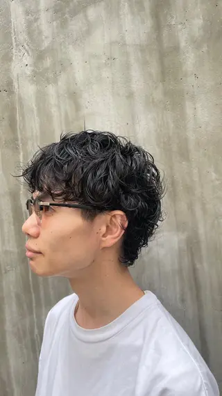 パーマ メンズ ニュアンスパーマ/ メンズカット田島勇樹のヘアスタイル