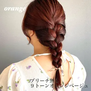 ロング カラー ヘアアレンジ kitin  吉祥寺 山岸花のヘアスタイル