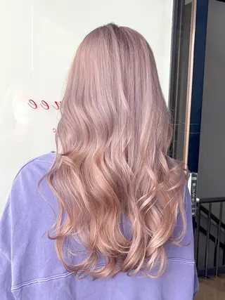 ロング カラー 似合わせベージュ 🍯ayumi🍯のヘアスタイル