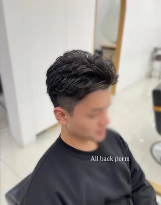 パーマ メンズ Nanami little 渋谷のヘアスタイル
