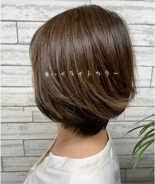 ショート カラー ヘアアレンジ 川上 麻梨阿のヘアスタイル