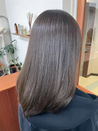 セミロング カラー ✨️パーマ✨ たなかひろとのヘアスタイル