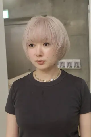 ショート カラー マンツーマン/ハイ トーン/HIROKIのヘアスタイル
