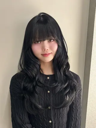 ロング 🎀透明感カラー/ 博多美容室ゆうあ🎀のヘアスタイル