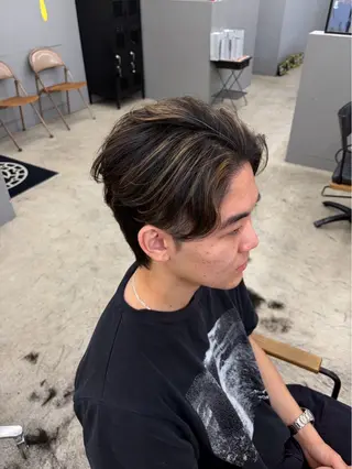 ショート カラー メンズ専門サロン wokeのヘアスタイル