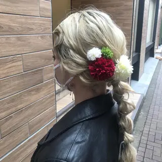 ロング ヘアアレンジ ヘアセット/メンズ パーマChihoのヘアスタイル