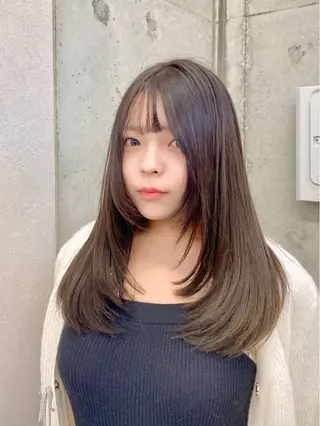 ミディアム 齋藤 椋哉のヘアスタイル