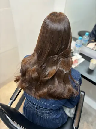 ロング 髪質改善♡ 保坂汐音のヘアスタイル