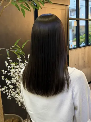 ロング カラー 竹内 春奈のヘアスタイル