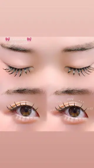 マツエク・マツパ 完全個室 西大島 ／かのん🎀🐰ྀིのマツエク・マツパデザイン