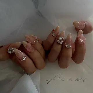 セミロング Asnail shiroko所属・Asnail s/yのネイルデザイン