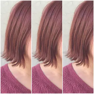 ミディアム カラー オリーブ透明感カラー 表参道/MIKUのヘアスタイル