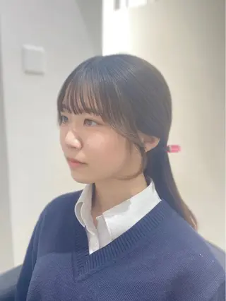 セミロング YUZU🎀顔まわり ×レイヤーカットのヘアスタイル