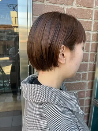 ショート カラー メンズ 久木原 ゆりのヘアスタイル