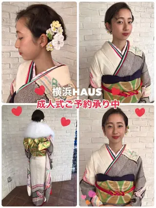 ヘアアレンジ あやかショート 白髪ぼかしのヘアスタイル