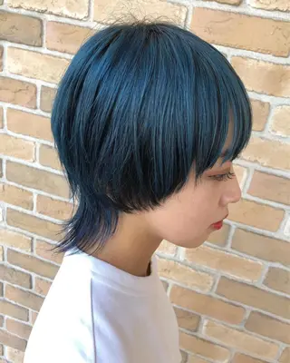 ショート カラー パーマ ヘアアレンジ メンズ ❣️倉敷❣️美髪 カラー能登一成のヘアスタイル