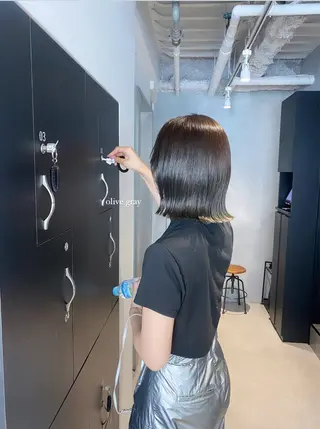 ミディアム カラー マンツーマン半個室 tamuraのヘアスタイル