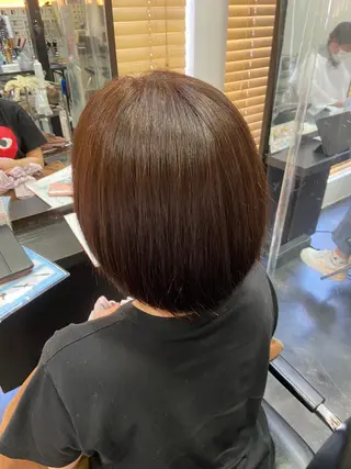 ショート カラー 久田 知奈梨のヘアスタイル
