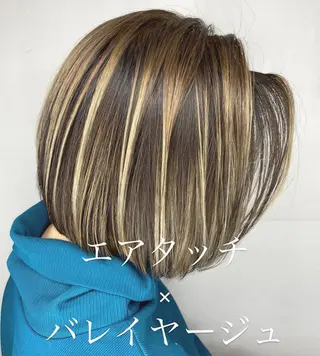 ショート カラー 美容室 HAKUAのヘアスタイル
