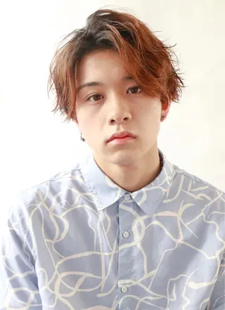 ショート パーマ 西村 友佑のヘアスタイル