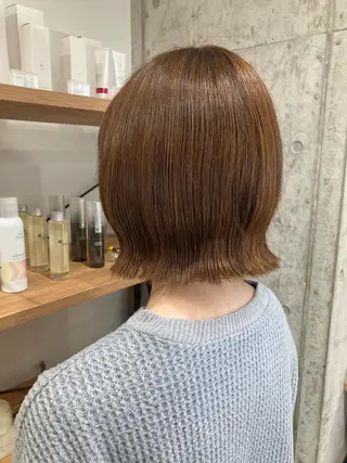 ショート ✨色持ちの良い艶 カラー✨蟹江真世のヘアスタイル